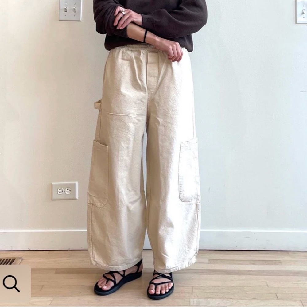 Meals Canvas Chef Pant in Cream